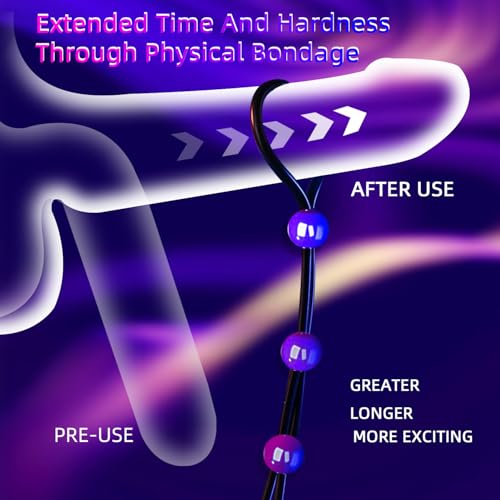 Image of Penis Ring Silicone Cock Ring Set Adjustable Cockring Sex Toys 7 PCS Cock Rings for Men Erection Long Lasting Stronger Adult Toys Cock Sexual Stimulation Device for Men or Couple