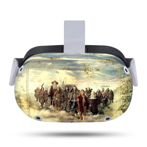 Head Case Designs Officially Licensed The Hobbit an Unexpected Journey Poster Key Art Vinyl Sticker Skin Decal Cover Compatible with Meta Quest 2