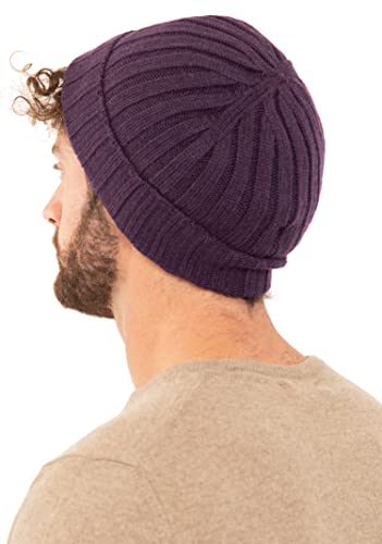 Marine Cashmere - Hut aus 100% Kaschmir für Herren, zart und weich, aus Kaschmir, inklusive Geschenkbox (Abend) Cover