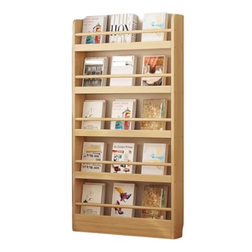Biblioteca Estantería organizadora para colgar sobre la puerta, para dormitorio, sala de estar y oficina en casa. Estantería estrecha de 3 y 6 niveles para montar en la pared con estantes de almacenam