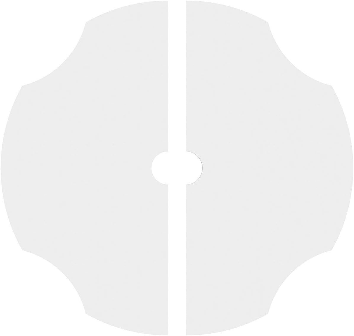 Ekena Millwork CMP10PL2-01000 Percival Architectural Grade PVC Contemporary, Two Piece Urethane Ceiling Medallions 10"OD x 1"ID x 3 1/2"C x 1"P