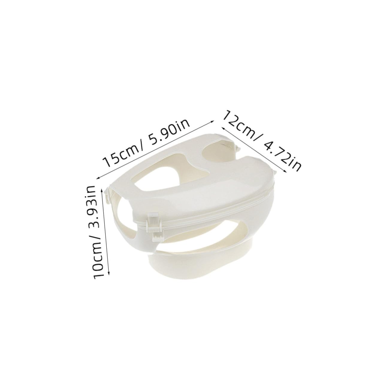 SEWOART Hollow-Out Pigeon Holder for Feeding Medication 6pcs Set Pp Material Bird Supplies for Health Sulies