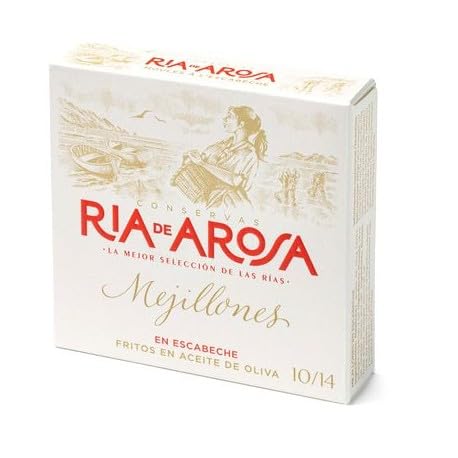 RIA DE AROSA EINGELEGTE MUSCHELN 10/14 DOSE 6x115G