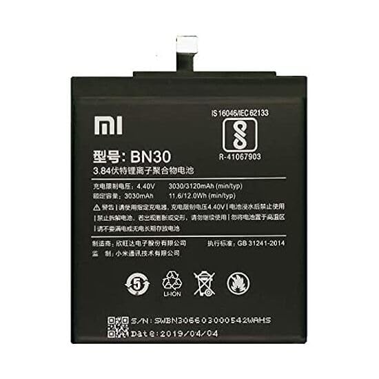 Image of Original BN30 Battery for Redmi 4A 2016117 Battery with 1 Year warrenty*** (G000332)