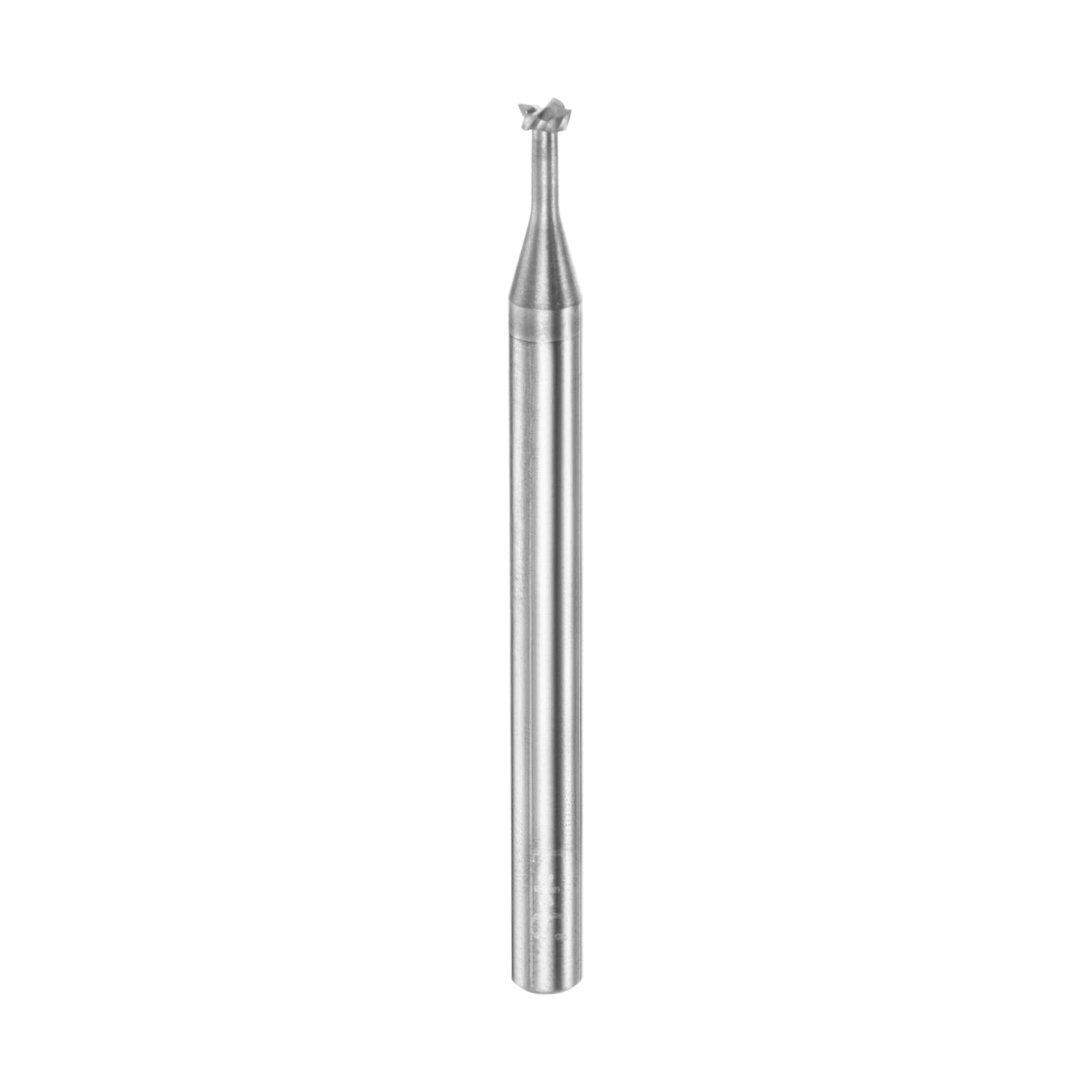 HARFINGTON T Slot End Mill Milling Cutter 3mm Cutting 1mm Depth 4mm Shank Solid Carbide 4 Flutes for Aluminum Copper Zinc Alloy