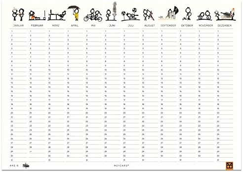 Geburtstagskalender hängend Wandkalender immerwährender Geburtstagskalender hängend Wandkalender immerwährender