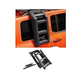 4x4 Offroad Aluminum Climb Ladder and Roof Rack Compatible for Tank 300 Car Part Auto Accessories(Black Ladder)