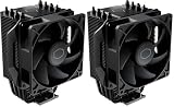 Cooler Master Hyper 411 Nano CPU-Luftkühler – 4 Heatpipes (TDP 180 W), einfach zu montierender 92mm Lüfter (PWM), 136mm Aluminium-Kühlkörper mit geringem Abstand – AMD- und Intel-kompatibel