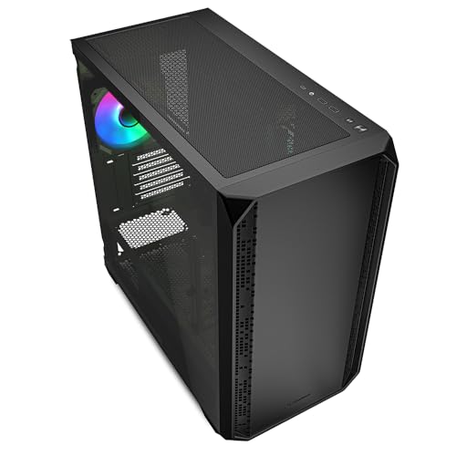 Sharkoon MK2 Rgb Black, Custodia Per Pc Matx - 3