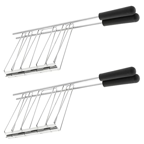 2 jaulas de sándwich Qpro compatibles con tostadoras clásicas Dualit para hacer sándwiches tostados en tu jaula de sándwich Dualit con bandeja de goteo ideal para sándwich y tostadora