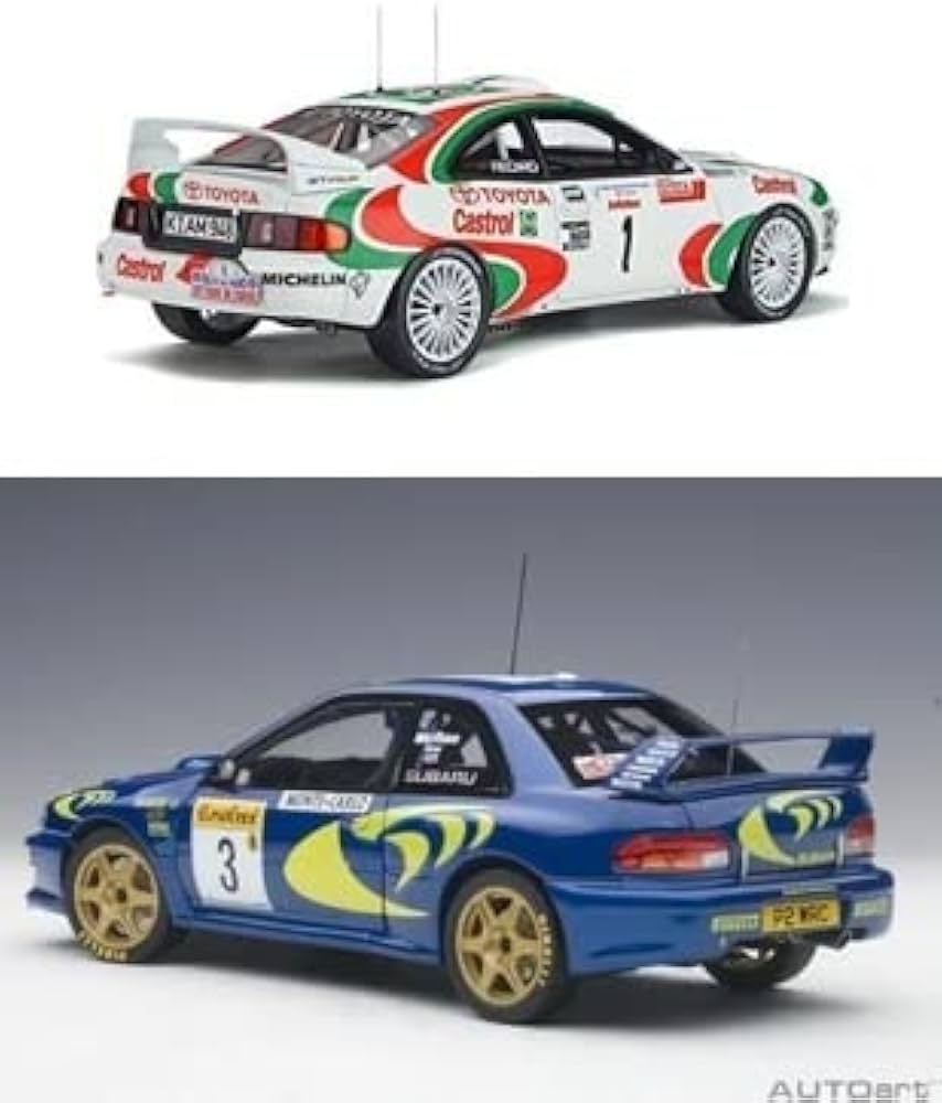 Amazon.co.jp: Sega Rally 1/18 WRC Toyota Celica & Subaru Impreza