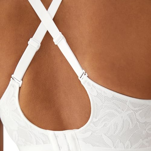 Bali Women's Breathe Modal T-Shirt, Breathable Lightweight Underwire Bra, Convertible Straps, Opaque