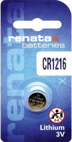 Batería de Moneda Lithium Renata CR1216