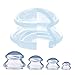 Shinefuture Cupping Therapy Set, 5Pcs Silicone Massage Cupping Kit, Cellulite Massager,Suction Cups For Body Massage,Muscle Relaxation,Pain Relief,Anti Cellulite,Anti-aging, Wrinkle Reducer(4 Size )