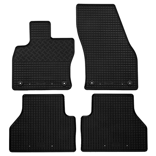 Gummi Fußmatten passend für VW Caddy ab 11/2020/Ford Tourneo Connect ab 5/2022 AZUGA AZ10092596 Gummimatten Automatten