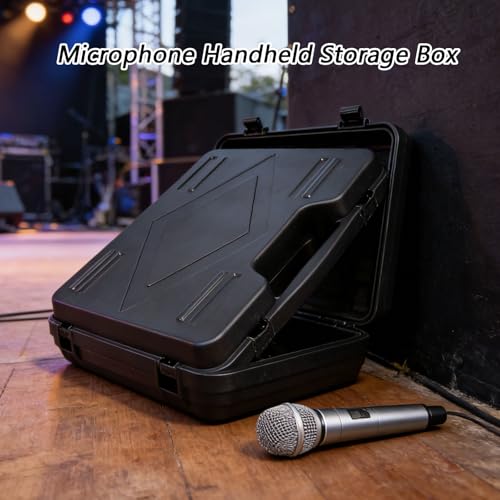 Boîte d'Organisation de Microphone Portable Coque Rigide avec Mousse Amortissante - 2