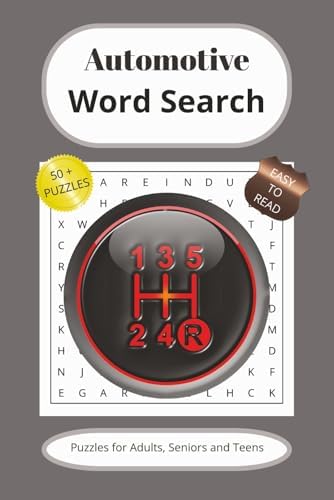 Automotive Word Search Puzzle Book: Word Searches with Easy to Read ...