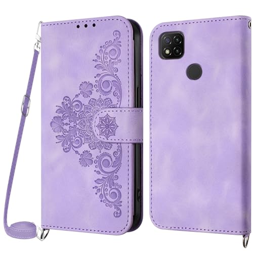 KANVOOS Cover per Xiaomi Redmi 9C / Redmi 10A, Cover a Libro Portafoglio in Pelle PU [Porta Carte] [Magnetica], Antiurto Flip Case Custodia per Xiaomi Redmi 10A / 9C (Blu