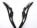 Myhsmooth Zz-bg-fswallow 2 Count Hair Sticks Natural Ebony (Black Sandalwood) Handmade Carved Hair Clip Shawl Hair Pins Pack of 2 Pcs :Flying Swallow