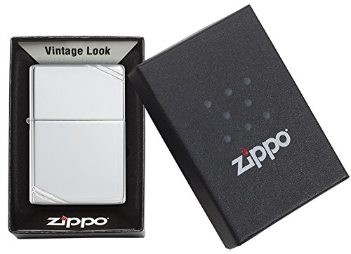 Zippo Sterling Pocket Lighter, Silver Vintage #TOP4