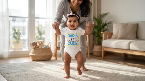 Image of Lillypupp Cotton Body Suit For New Born Baby Boy Girl Made To Express Love For Fathers /Daddies. Half Sleeves Romper Bodysuit Clothes For Infant Toddler Boys Girls.
