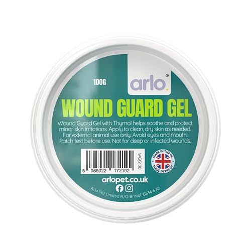 Wound Guard Gel for Horses 100g – A Soothing Aloe Vera & Thymol Gel to Support Healing of Cuts, Scrapes & Skin Irritations – Gentle Equine First Aid for Effective Wound Care