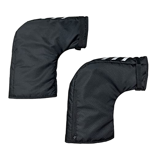 SUFUBAI Mitaines de guidon de vélo avec doublure en polaire - Noir - Gants de cyclisme réglables et imperméables - Pour homme et femme - Pour motos et véhicules électriques Cover