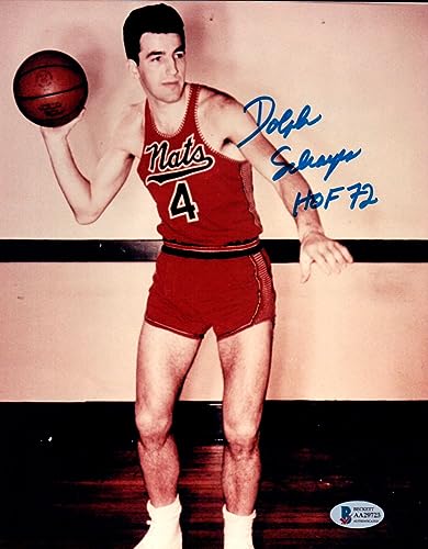 Dolph Schayes Signed Autographed 8X10 Photo Syracuse Nationals "HOF 72" BAS