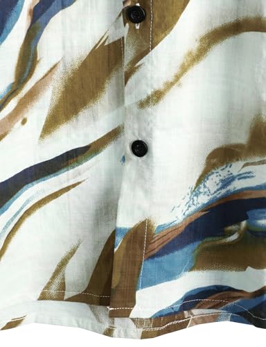 Image of VATPAVE Mens Casual Hawaiian Floral Shirts Short Sleeve Button Down Tropical Shirts Beach Summer Shirts