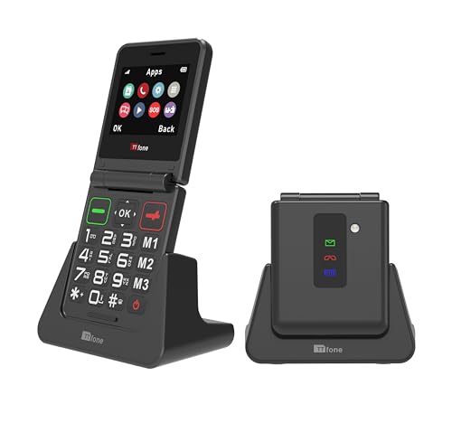 Téléphone portable à rabat TTfone au quotidien pour rester joignable à la maison