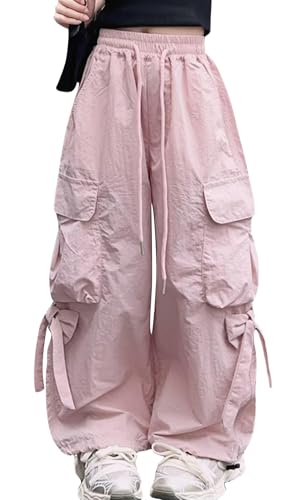 Pantalon de jogging cargo pour fille style streetwear baggy