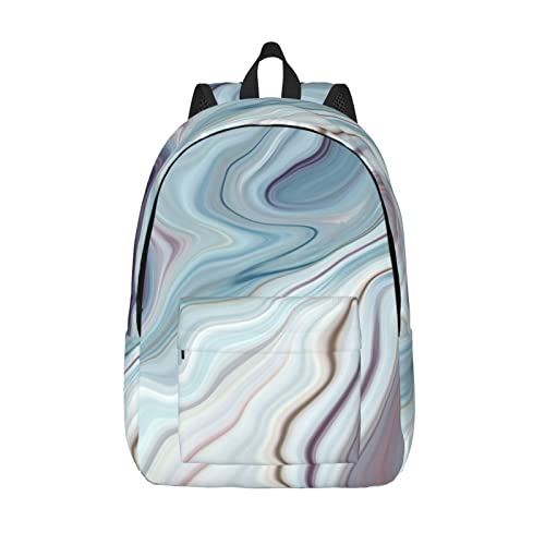 Sac à dos citrouille homme et femme léger résistant à l'eau marbre