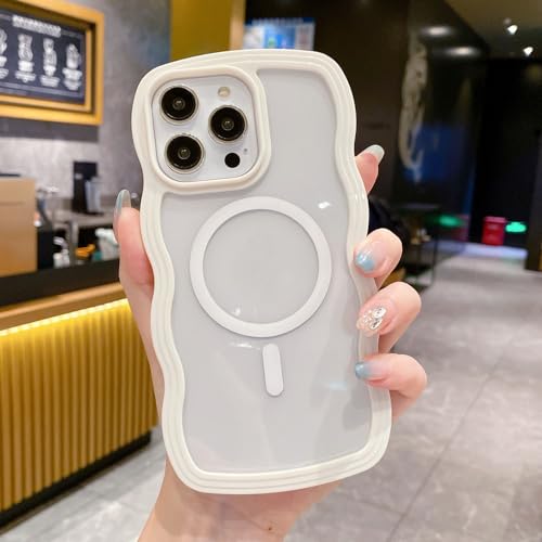Coque iPhone 12 blanche magnétique qui évite les chutes du téléphone