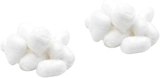 FRCOLOR 600 Peças Bolas De Algodão Para O Rosto Bolas De Algodão Orgânico Removedor De Maquiagem De Algodão Algodão Cosmético Bolas De Preparação De Algodão Absorvente Algodão De Limpeza