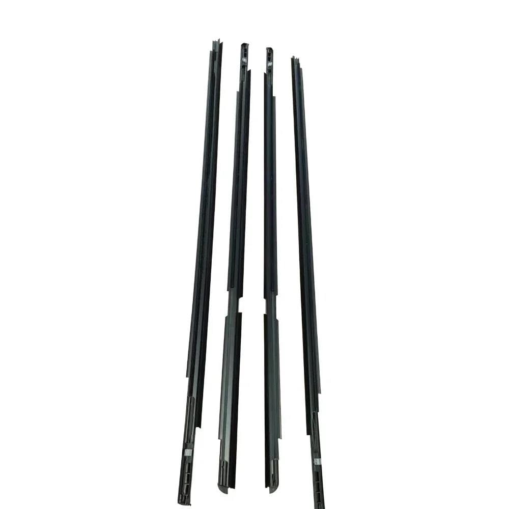 Strisce protettive per Portiere Auto, 4 Pezzi, guarnizioni in Gomma per vetri Esterni, compatibili con Toyota Yaris e Modelli Hatchback dal 2006 al 2013.
