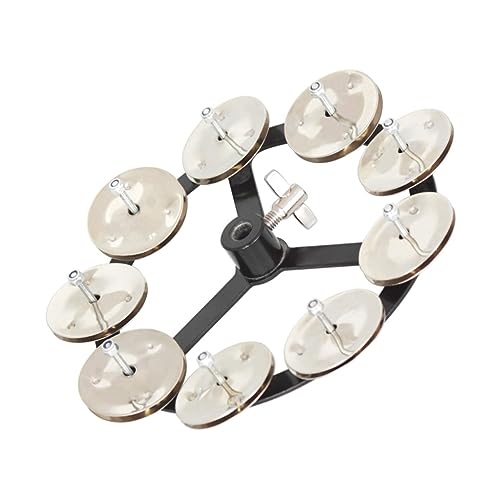 ERINGOGO Drum Kit Step on the Bell percussion instrument parts tambourine jingle effect tambourine for guitarists hat accessories Compact Cymbal Bell Drum Cymbal Accessory Hi-hat Bell major