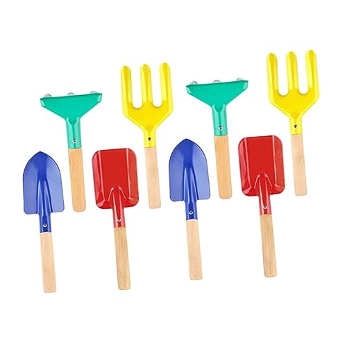 UPKOCH 1 Juego Herramienta de rastrillo Exterior trinquete Cortasetos Recortadora celador Jardin paisajeros rugerizado paletas de jardín paletas manuales para cultivadores Mango de Madera