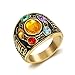 SYF@QYY Infinity Stones Ring Inspirational Power Ring Thanos Ring Cosplay Kostüm Prop,14