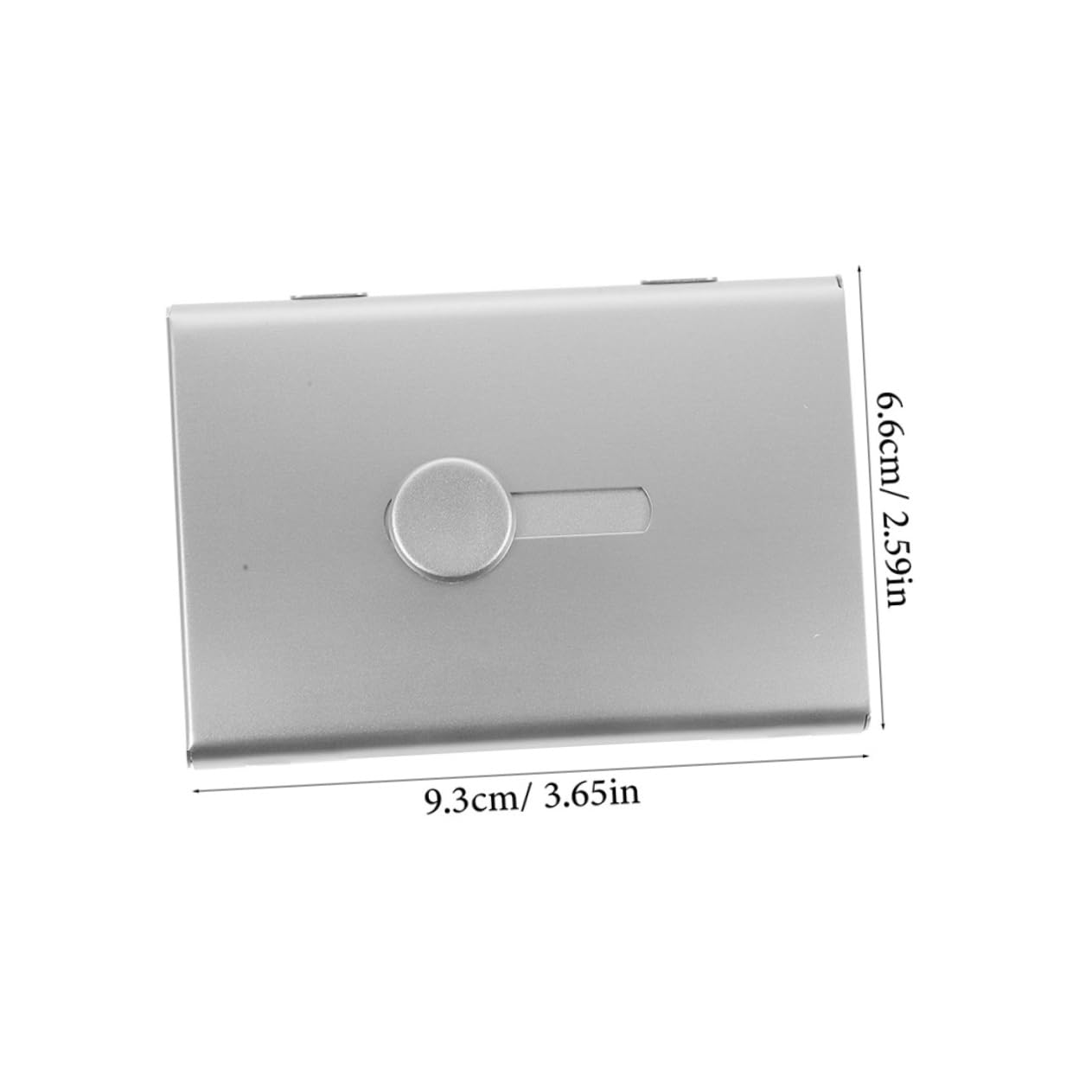 ERINGOGO 2pcs Business Card Holder Case Card Storage Box Business Cards Holders Cards Organizer