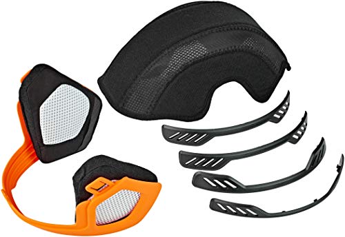 ABUS Scraper 3.0 WinterKit for the bike helmet - earmuffs and helmet cap against cold and wind, Orange (signal orange) - Image 3