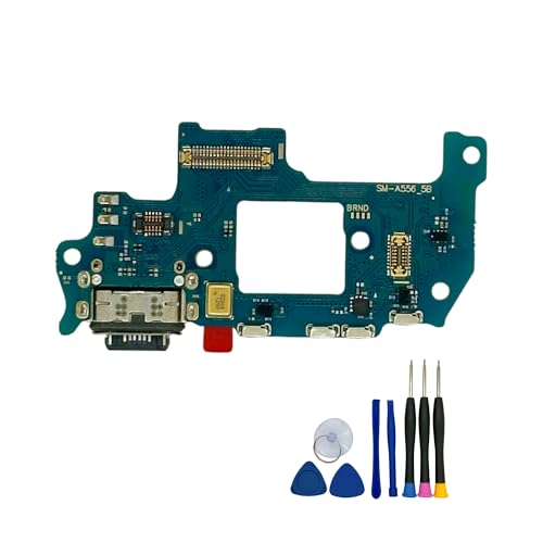 USB Charging Port Dock Connector Replacement Repair Kit for Samsung Galaxy A55 5G SM-A556V with Tools