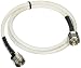 MPD Digital RG8x-W-PL259-6ft VHF Antenna Cable RF CB & AIS Mini-8 Coaxial Jumper Silver Teflon PL-259 6'