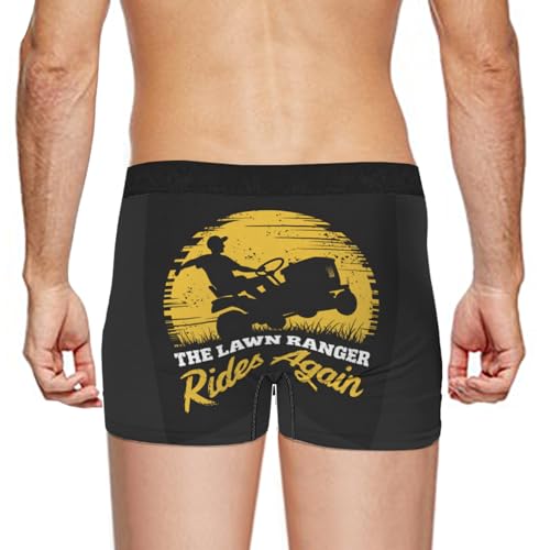 Funny Gardening Gift Retro Lawn Mower Boxer Brief for Men, Ultra Soft, Breathable Underwear4