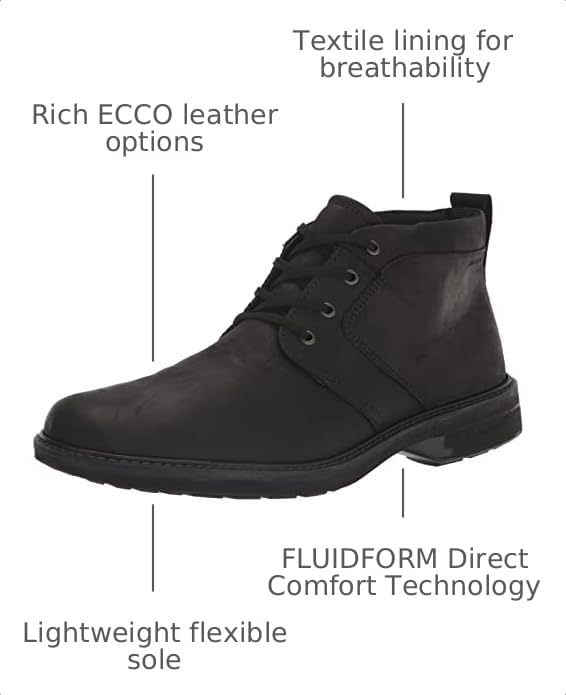Image of ECCO Men's Turn Ii Waterproof Lace Chukka Boot