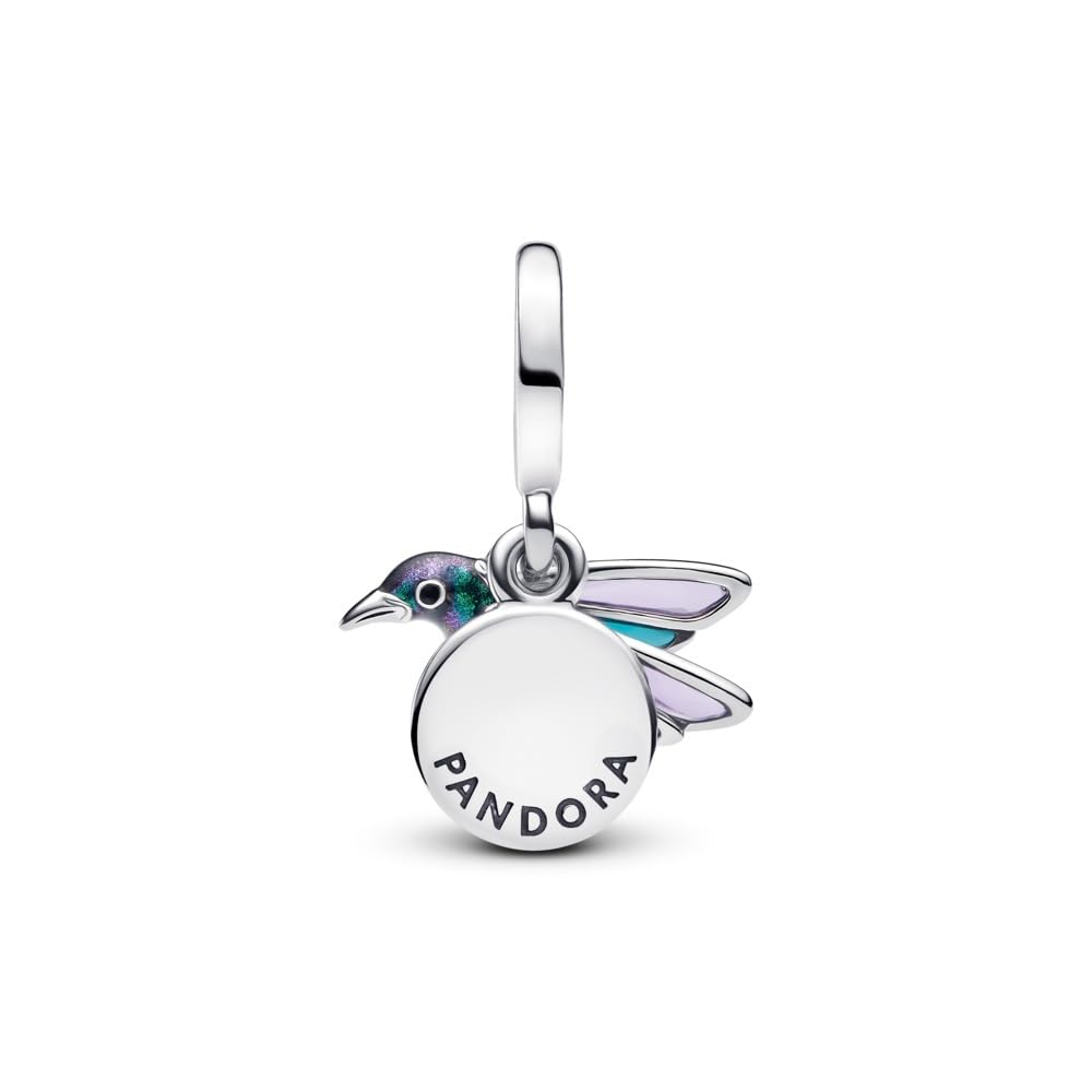Pandora Moments 793746C01 - Ciondolo a forma di colibrì in argento sterling, compatibile con Me e Moments