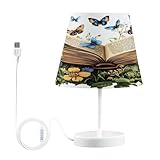 Lampe de bureau polyvalente : c'est la meilleure lampe abat-jour en tissu avec fonction et décoration pour une chambre, une lampe de bureau ou n'importe quelle pièce de votre maison, elle vous donnera une atmosphère chaleureuse.