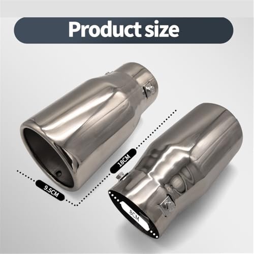 Cola de escape de acero inoxidable para 2700 soluciona óxido en silenciador 4