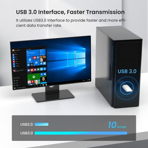 Image of Tenda U18 AX1800 Wi-Fi 6 Dual Band USB 3.0 Wireless Adapter for PC Laptop Desktop, (up to 1201 Mbit /s on 5GHz and 574 Mbit /s on 2.4GHz, WPA3, Only Compatible with Windows 11 /10)