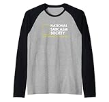 società nazionale sarcasmo - come abbiamo bisogno del tuo sostegno maglia con maniche raglan