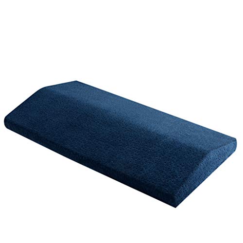 Fine Multifunctional Lumbar Support Cushion,Soft Memory Foam Sleeping Pillow for Hip,Sciatica and Joint Pain Relief,Orthopedic Side Sleeper Bed Pillow (Navy)